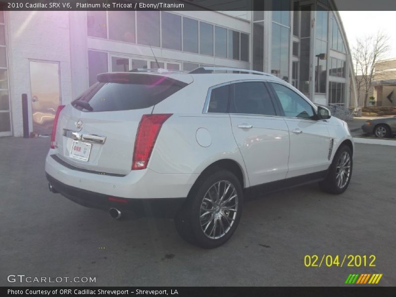 Platinum Ice Tricoat / Ebony/Titanium 2010 Cadillac SRX V6
