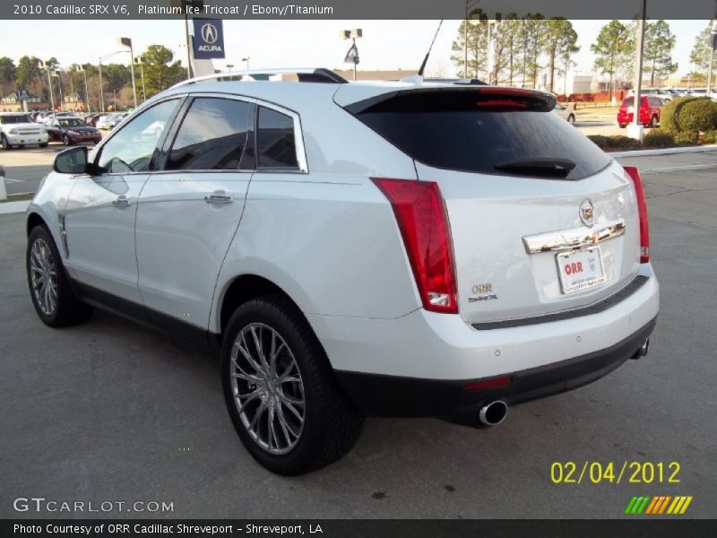Platinum Ice Tricoat / Ebony/Titanium 2010 Cadillac SRX V6