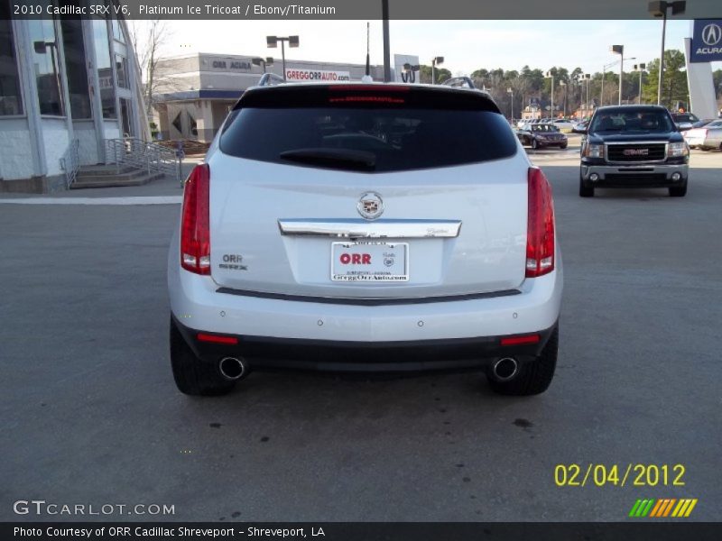 Platinum Ice Tricoat / Ebony/Titanium 2010 Cadillac SRX V6