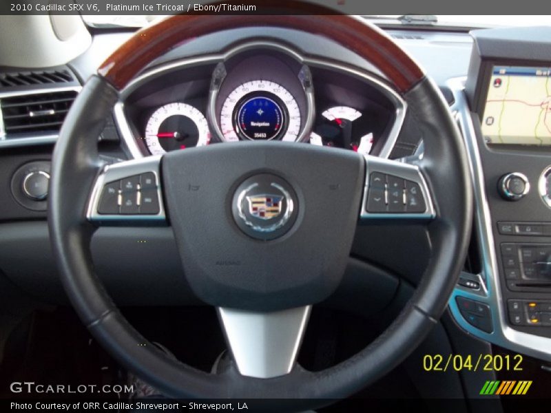 Platinum Ice Tricoat / Ebony/Titanium 2010 Cadillac SRX V6