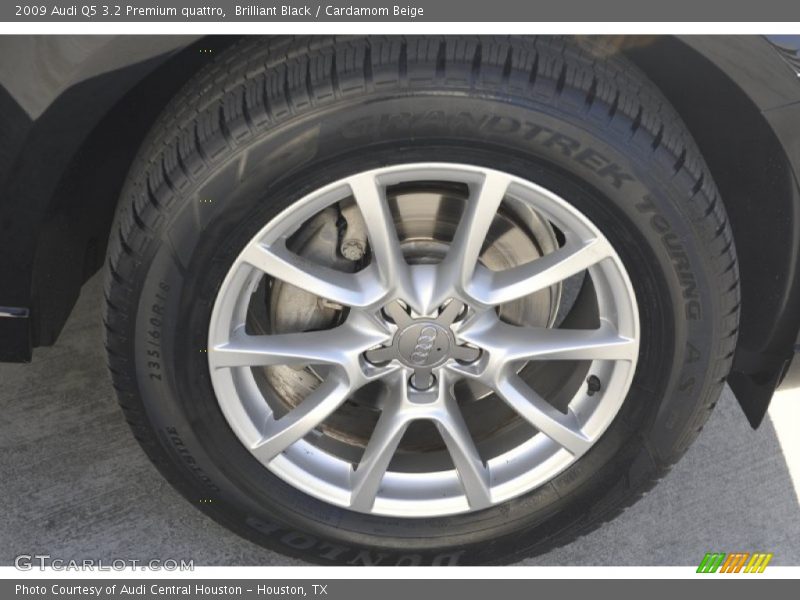 Brilliant Black / Cardamom Beige 2009 Audi Q5 3.2 Premium quattro