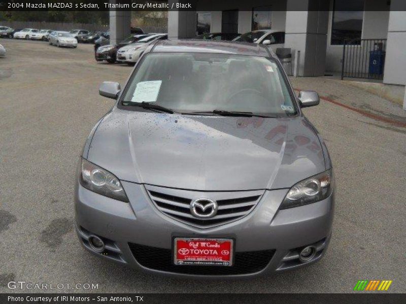 Titanium Gray Metallic / Black 2004 Mazda MAZDA3 s Sedan