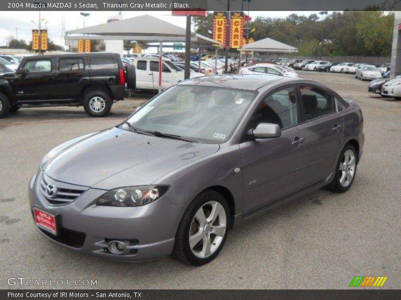 Titanium Gray Metallic / Black 2004 Mazda MAZDA3 s Sedan