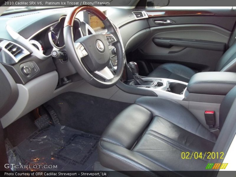 Platinum Ice Tricoat / Ebony/Titanium 2010 Cadillac SRX V6