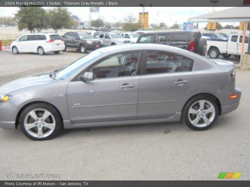 Titanium Gray Metallic / Black 2004 Mazda MAZDA3 s Sedan