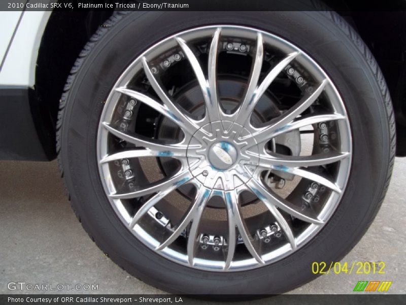 Platinum Ice Tricoat / Ebony/Titanium 2010 Cadillac SRX V6