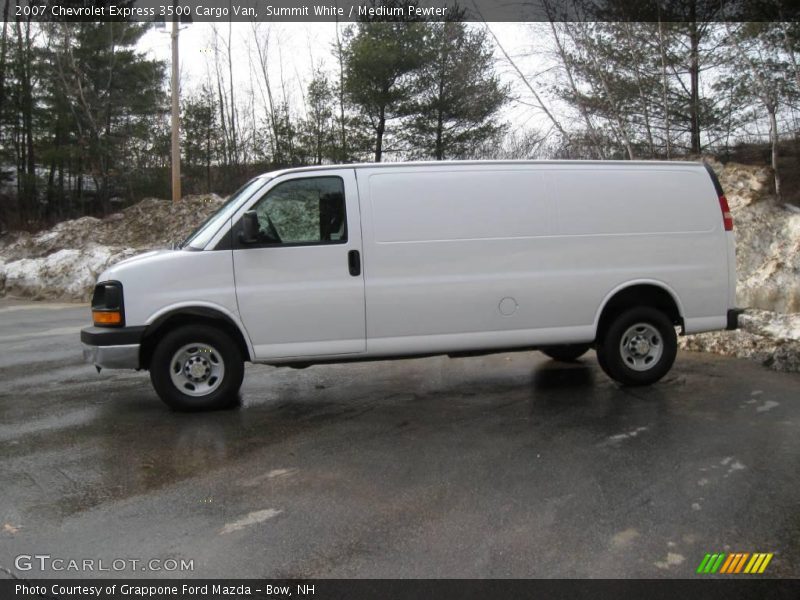 Summit White / Medium Pewter 2007 Chevrolet Express 3500 Cargo Van