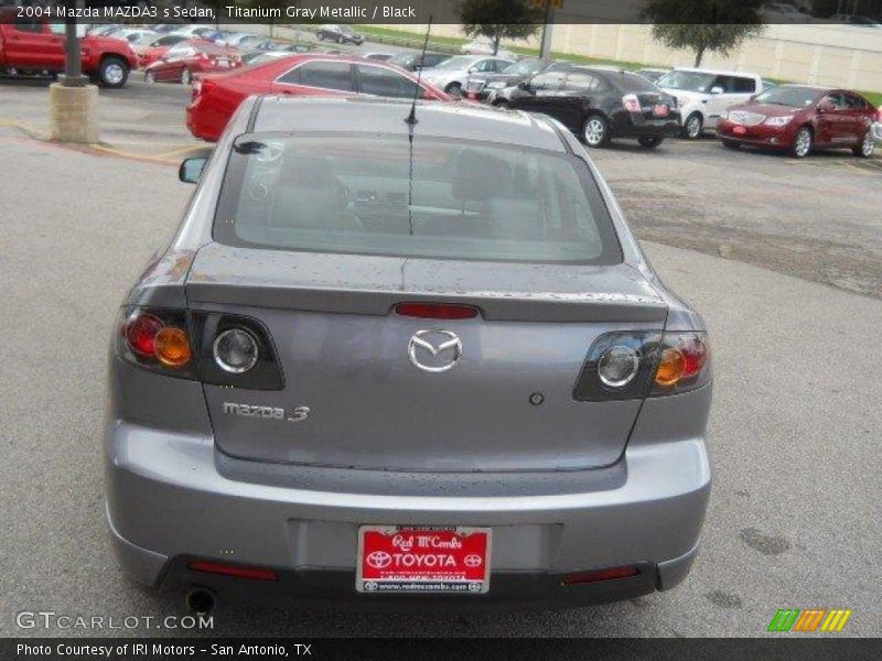 Titanium Gray Metallic / Black 2004 Mazda MAZDA3 s Sedan