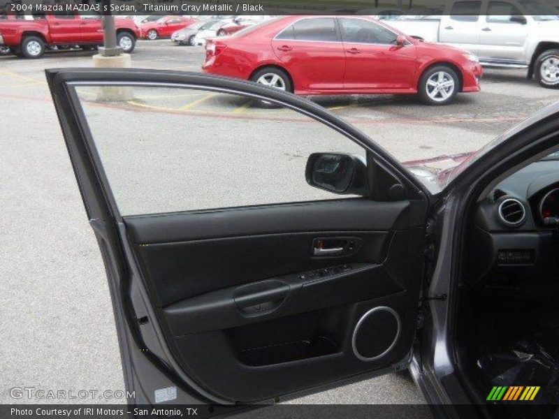 Titanium Gray Metallic / Black 2004 Mazda MAZDA3 s Sedan