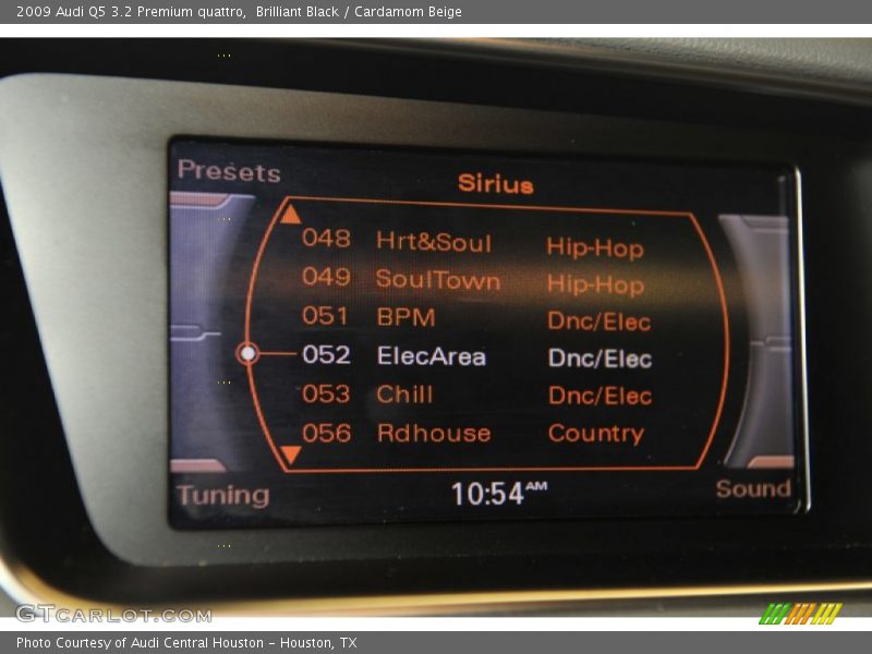 Brilliant Black / Cardamom Beige 2009 Audi Q5 3.2 Premium quattro