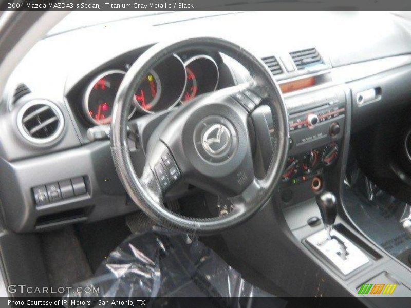 Titanium Gray Metallic / Black 2004 Mazda MAZDA3 s Sedan