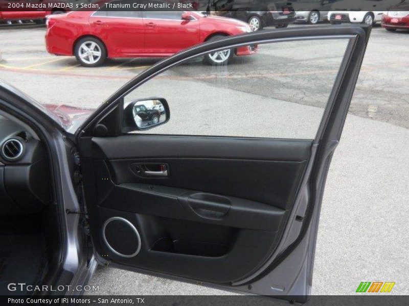 Titanium Gray Metallic / Black 2004 Mazda MAZDA3 s Sedan