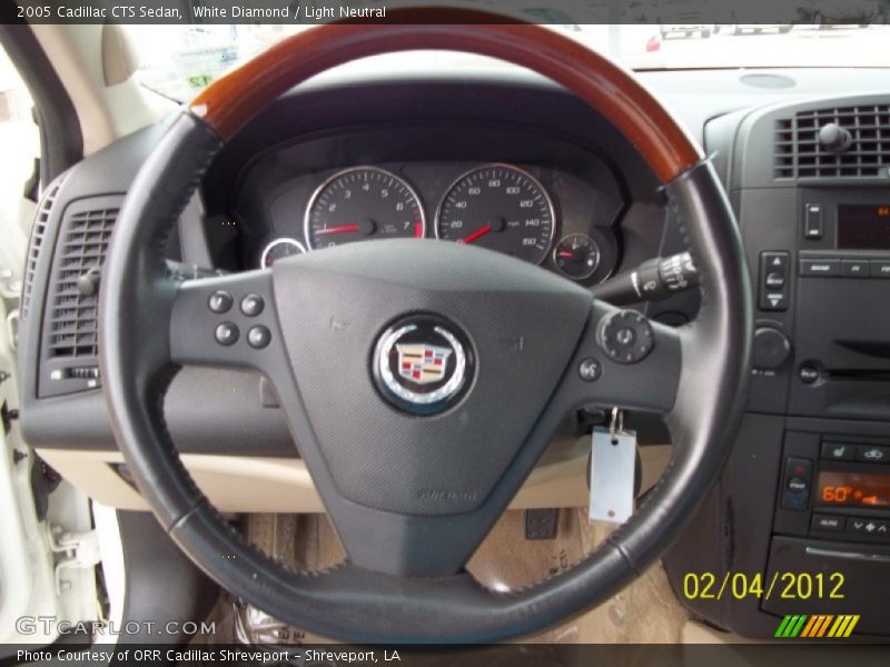 White Diamond / Light Neutral 2005 Cadillac CTS Sedan