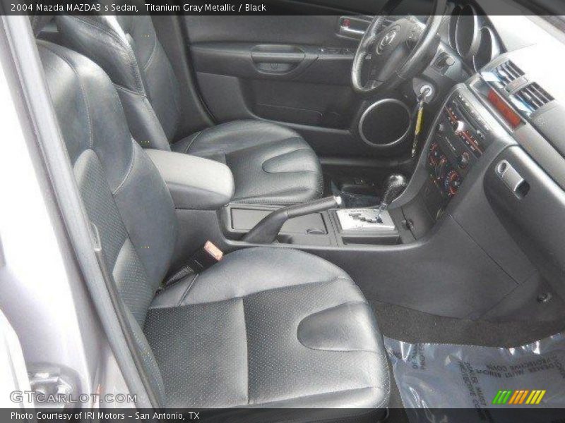 Titanium Gray Metallic / Black 2004 Mazda MAZDA3 s Sedan