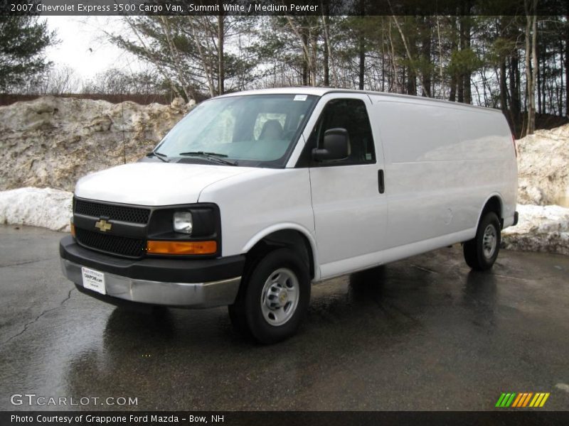 Summit White / Medium Pewter 2007 Chevrolet Express 3500 Cargo Van
