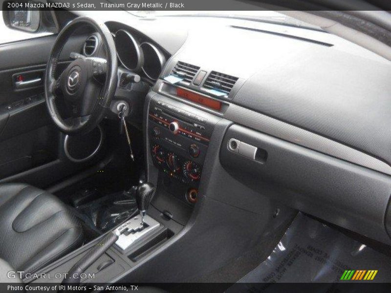 Titanium Gray Metallic / Black 2004 Mazda MAZDA3 s Sedan