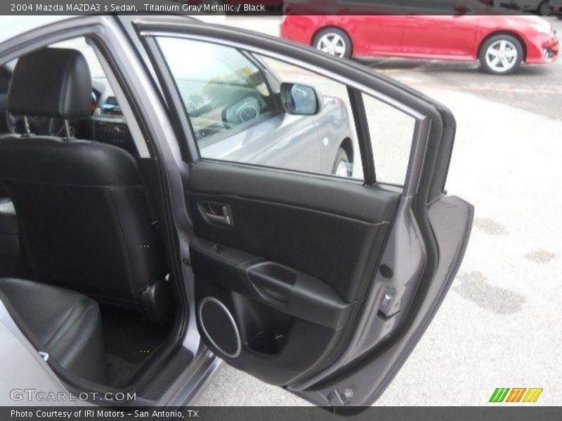 Titanium Gray Metallic / Black 2004 Mazda MAZDA3 s Sedan