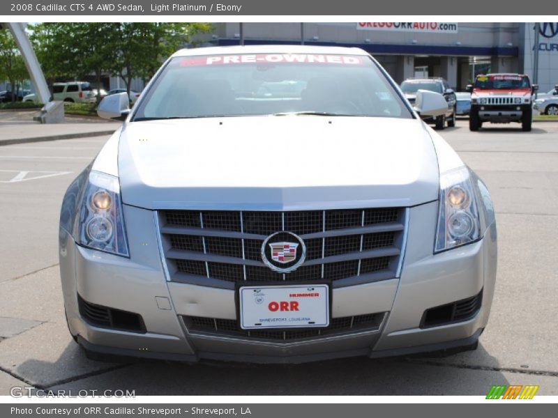 Light Platinum / Ebony 2008 Cadillac CTS 4 AWD Sedan