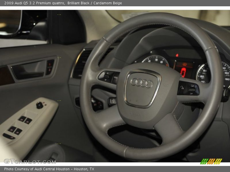 Brilliant Black / Cardamom Beige 2009 Audi Q5 3.2 Premium quattro