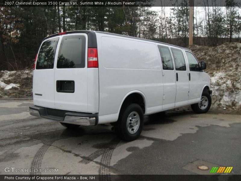 Summit White / Medium Pewter 2007 Chevrolet Express 3500 Cargo Van