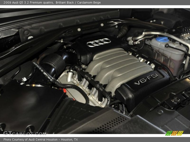Brilliant Black / Cardamom Beige 2009 Audi Q5 3.2 Premium quattro