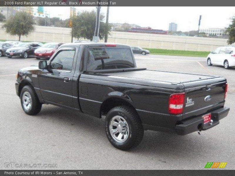 Black / Medium Pebble Tan 2008 Ford Ranger XLT Regular Cab