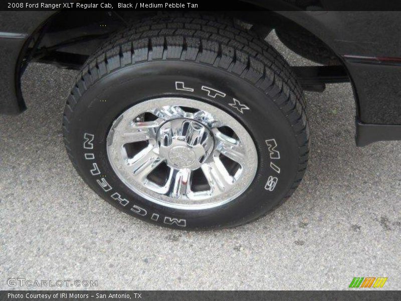 Black / Medium Pebble Tan 2008 Ford Ranger XLT Regular Cab