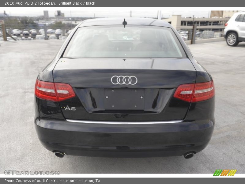 Brilliant Black / Black 2010 Audi A6 3.2 FSI Sedan