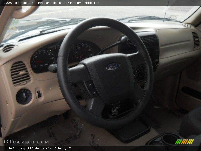 Black / Medium Pebble Tan 2008 Ford Ranger XLT Regular Cab