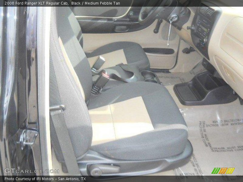 Black / Medium Pebble Tan 2008 Ford Ranger XLT Regular Cab