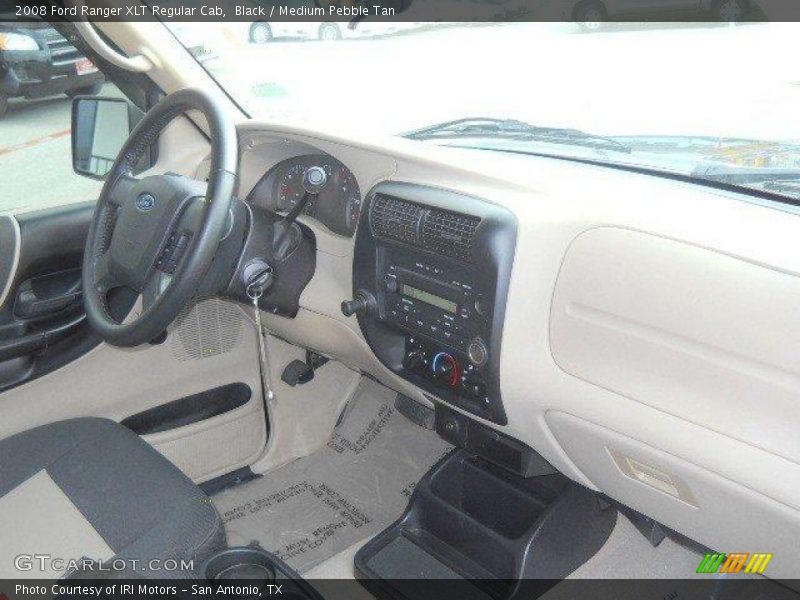 Black / Medium Pebble Tan 2008 Ford Ranger XLT Regular Cab