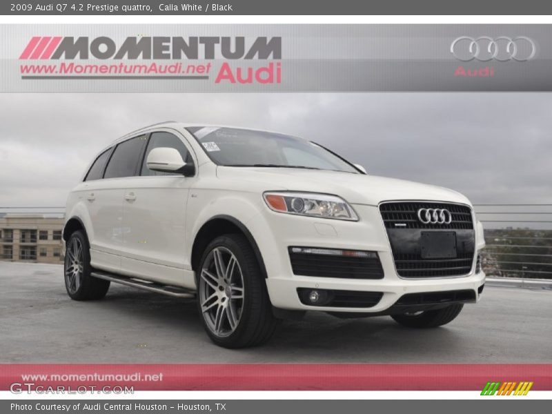 Calla White / Black 2009 Audi Q7 4.2 Prestige quattro