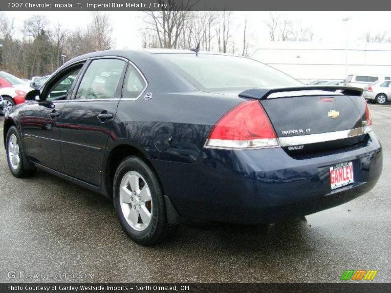 Imperial Blue Metallic / Gray 2007 Chevrolet Impala LT