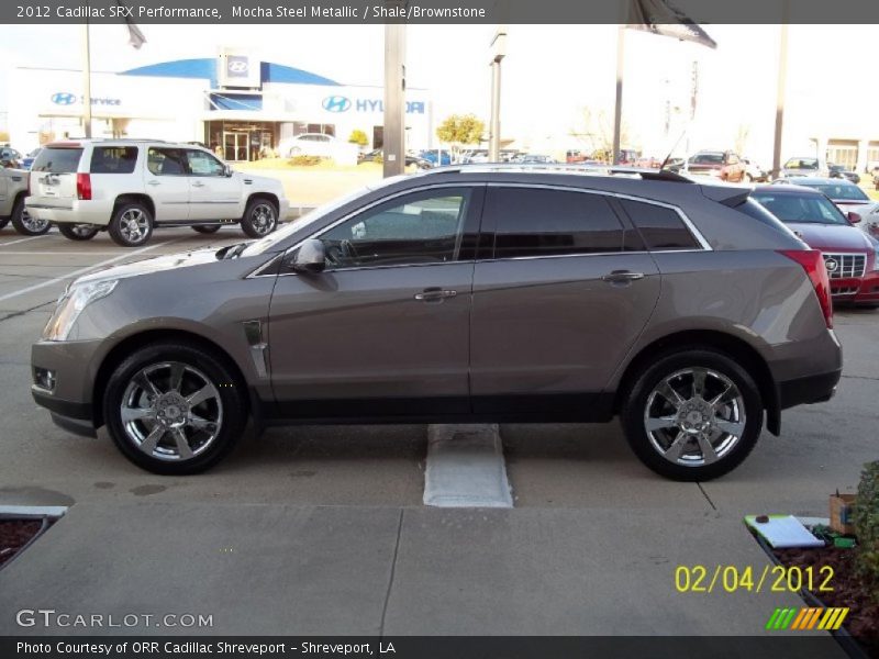 Mocha Steel Metallic / Shale/Brownstone 2012 Cadillac SRX Performance