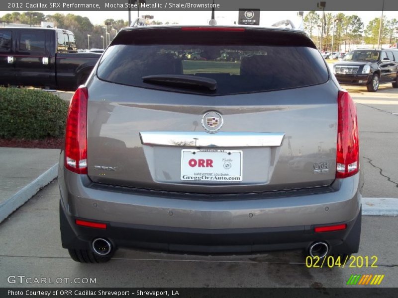 Mocha Steel Metallic / Shale/Brownstone 2012 Cadillac SRX Performance