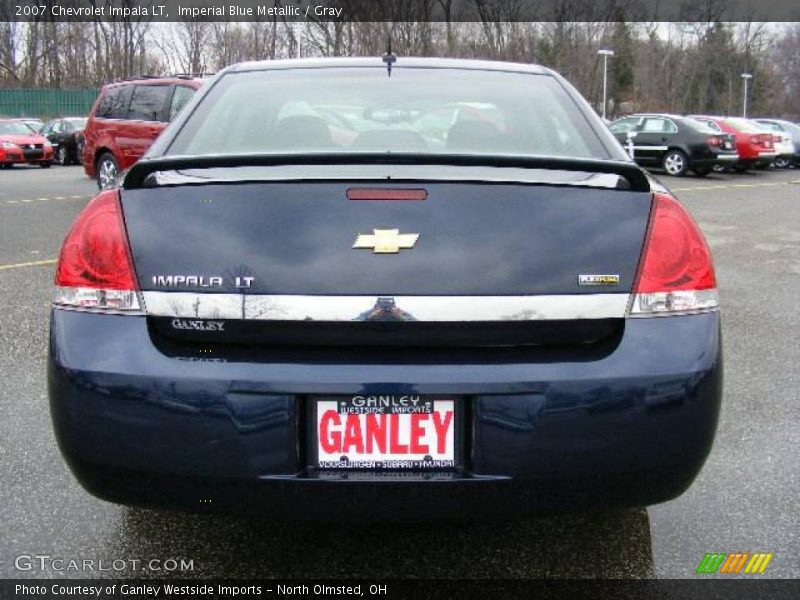 Imperial Blue Metallic / Gray 2007 Chevrolet Impala LT