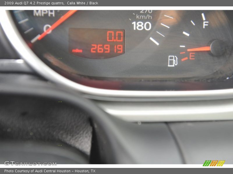 Calla White / Black 2009 Audi Q7 4.2 Prestige quattro