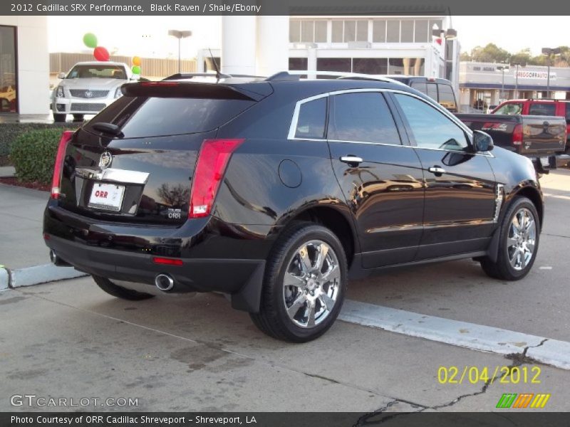 Black Raven / Shale/Ebony 2012 Cadillac SRX Performance