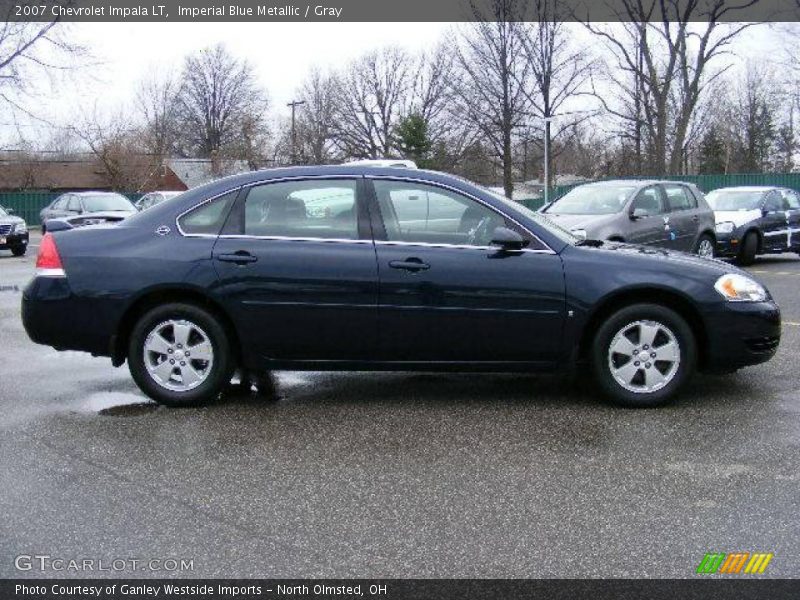 Imperial Blue Metallic / Gray 2007 Chevrolet Impala LT