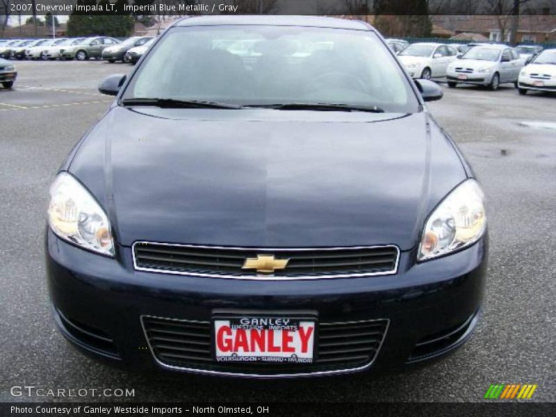 Imperial Blue Metallic / Gray 2007 Chevrolet Impala LT