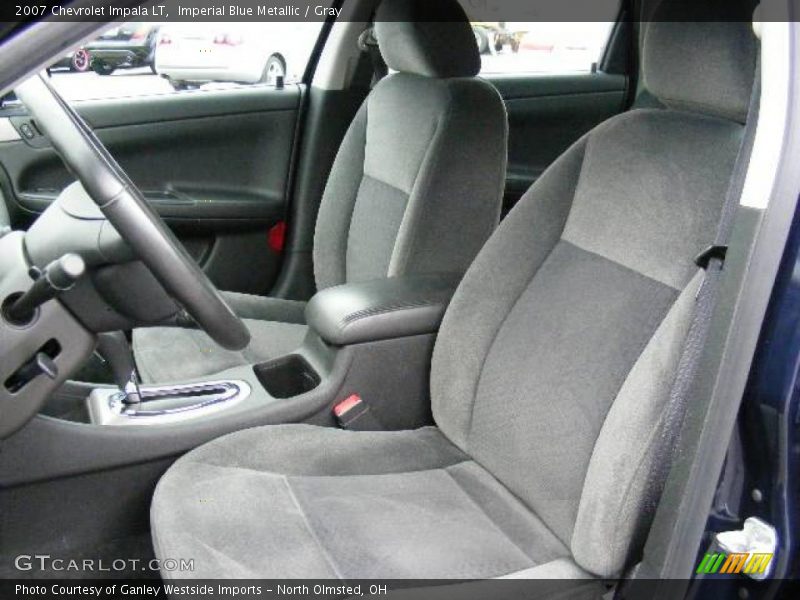 Imperial Blue Metallic / Gray 2007 Chevrolet Impala LT