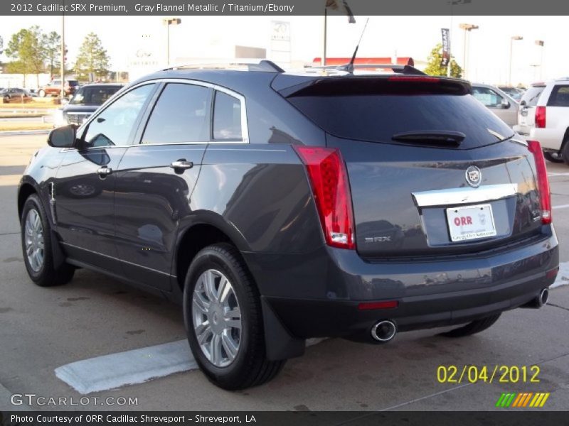 Gray Flannel Metallic / Titanium/Ebony 2012 Cadillac SRX Premium