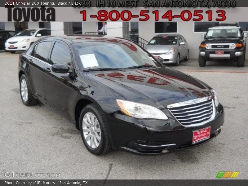 Black / Black 2011 Chrysler 200 Touring