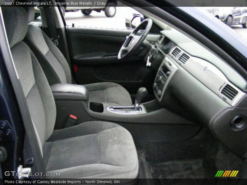 Imperial Blue Metallic / Gray 2007 Chevrolet Impala LT
