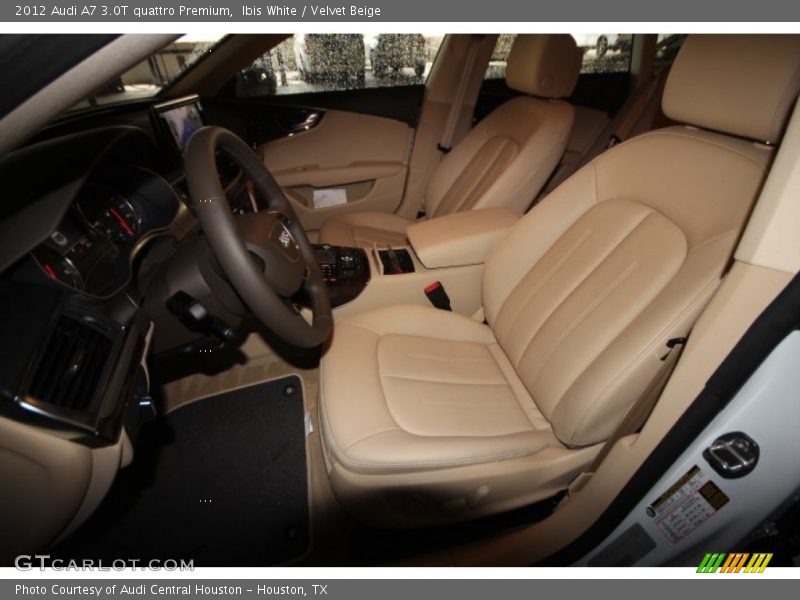 Ibis White / Velvet Beige 2012 Audi A7 3.0T quattro Premium
