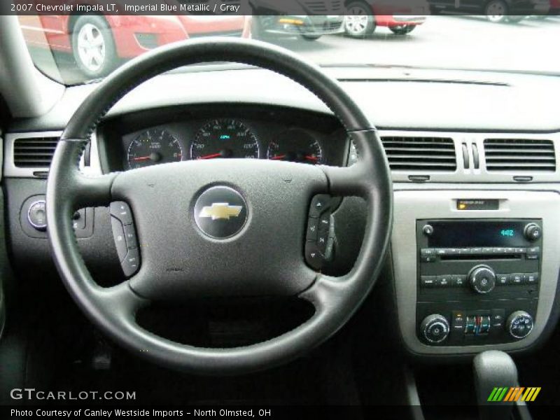 Imperial Blue Metallic / Gray 2007 Chevrolet Impala LT