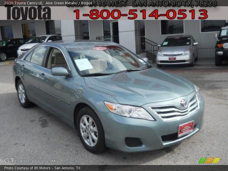 Aloe Green Metallic / Bisque 2010 Toyota Camry LE