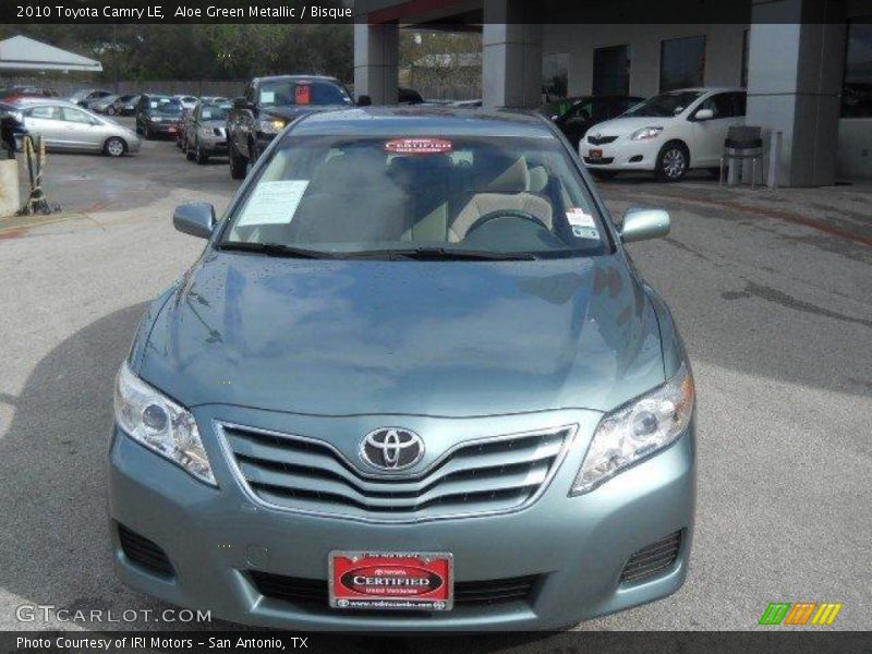 Aloe Green Metallic / Bisque 2010 Toyota Camry LE