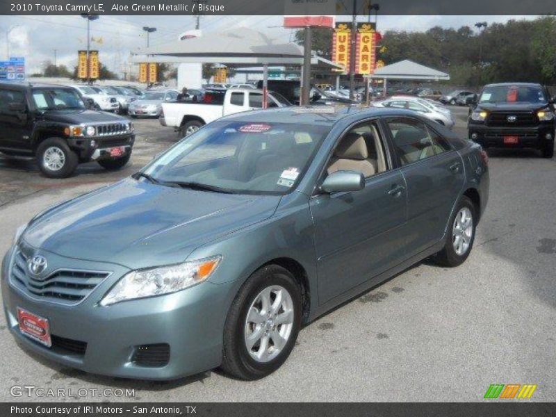 Aloe Green Metallic / Bisque 2010 Toyota Camry LE