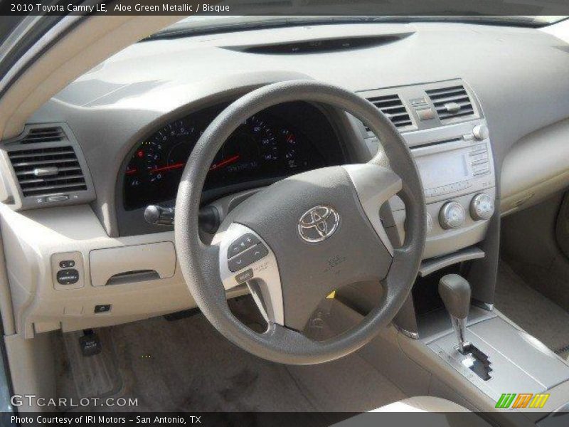 Aloe Green Metallic / Bisque 2010 Toyota Camry LE